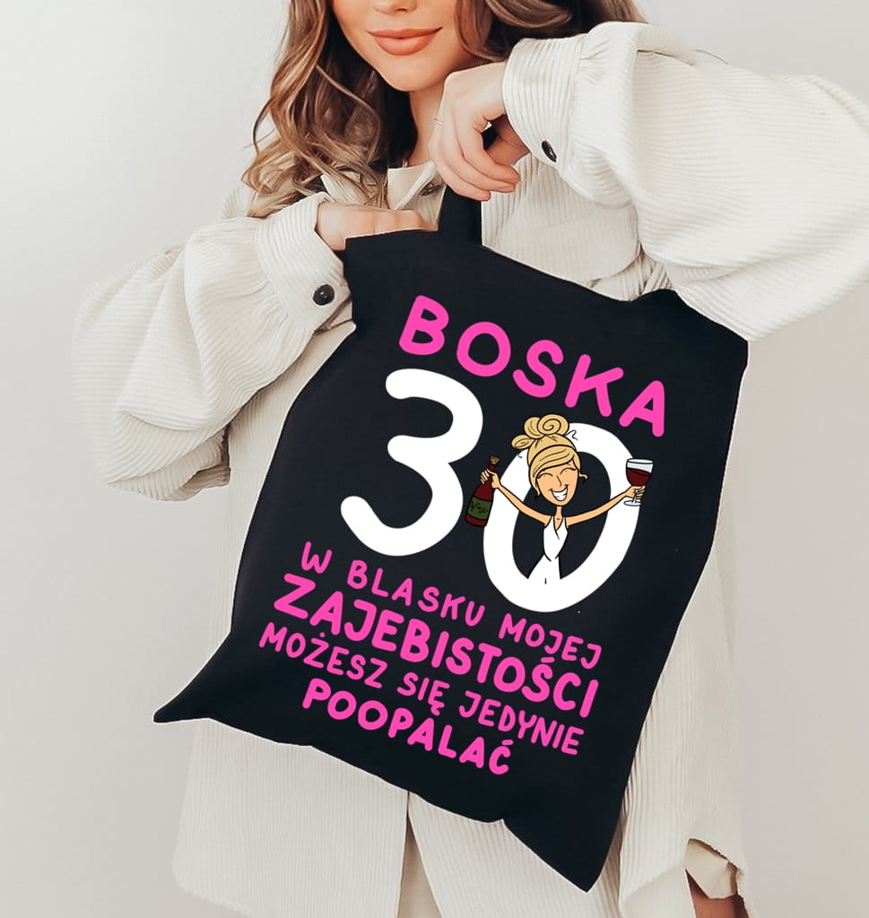 EKO TORBA NA 30 URODIZNY NA PREZENT BLONDYNKA