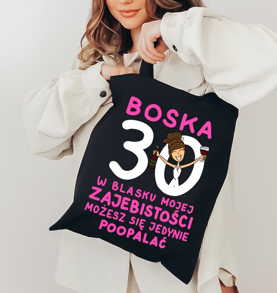 EKO TORBA NA 30 URODIZNY NA PREZENT BRUNETKA