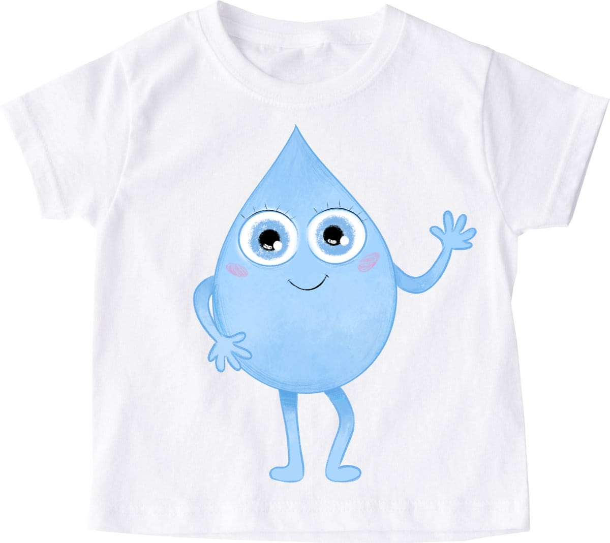 koszulka z wodą z kropelką wody na dzień wody