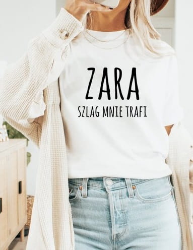 FAJNA KOSZULKA z nadrukiem