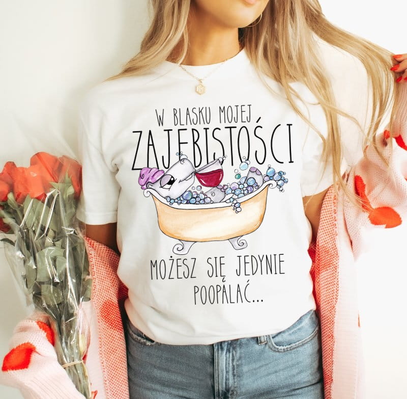 FAJNA KOSZULKA DAMSKA - W BLASKU MOJEJ