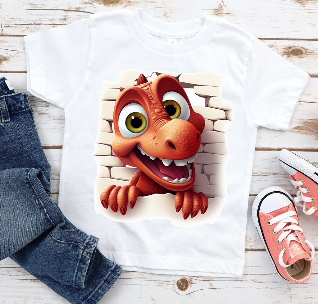 koszulka z dinozaurem dla dziecka dino15