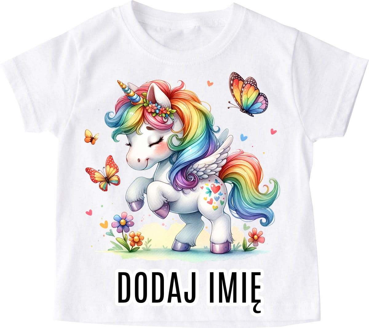 koszulka dla dziewczynki z imieniem