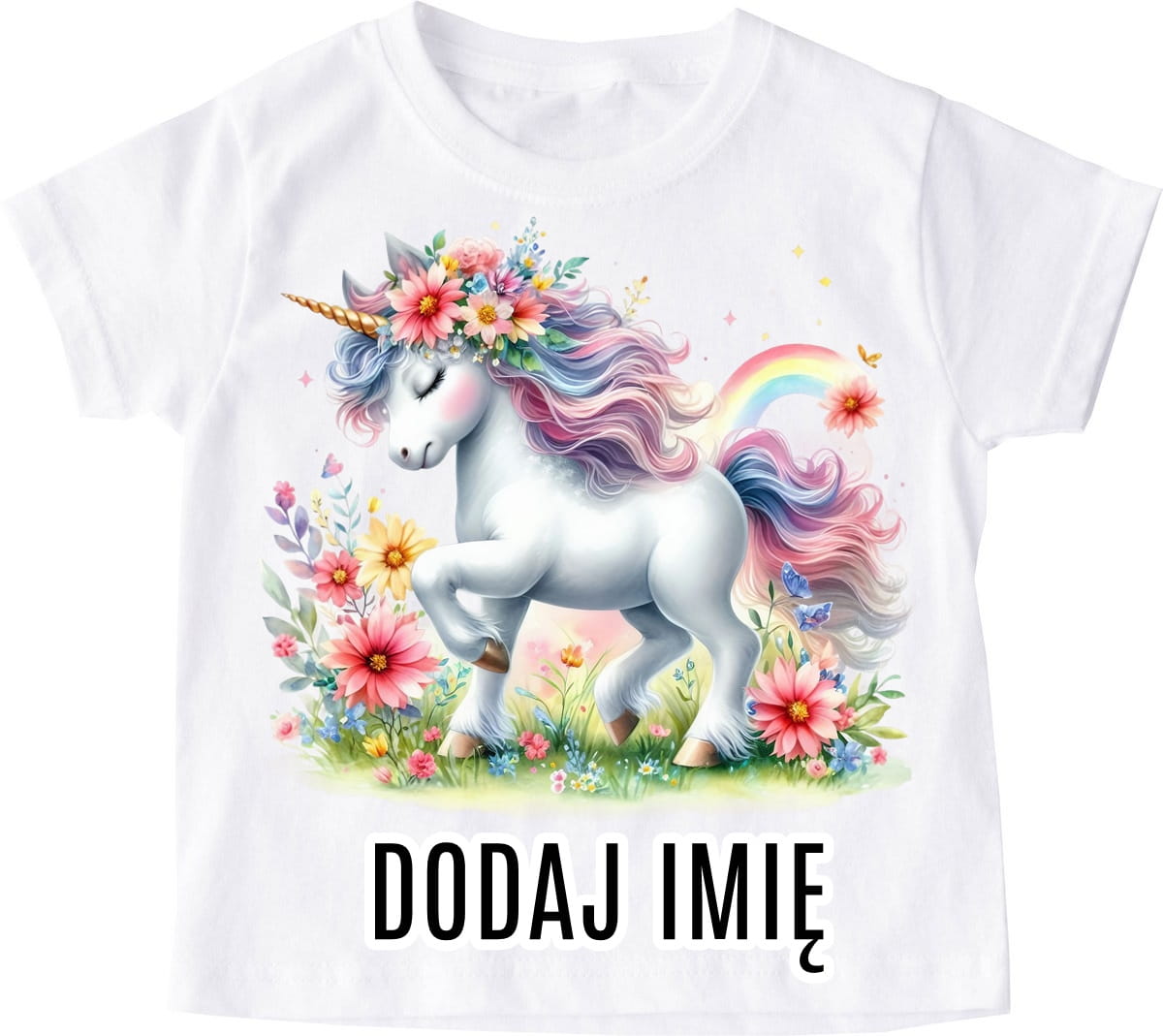 koszulka dla dziewczynki z imieniem