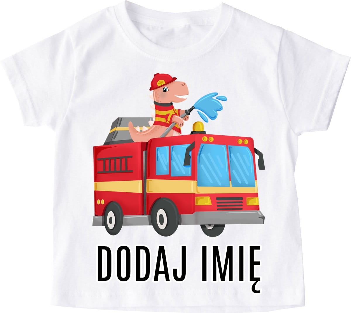 koszulka z WOZEM STRAŻACKIM DLA CHŁOPCZYKA