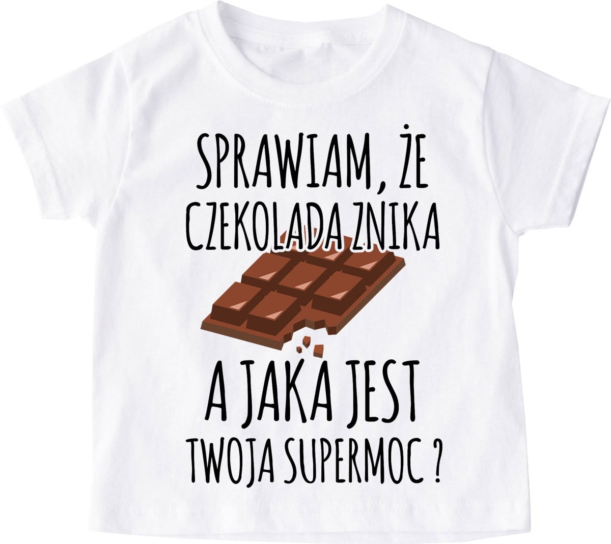 Koszulka DLA DZIECKA sprawiam że czekolada znika