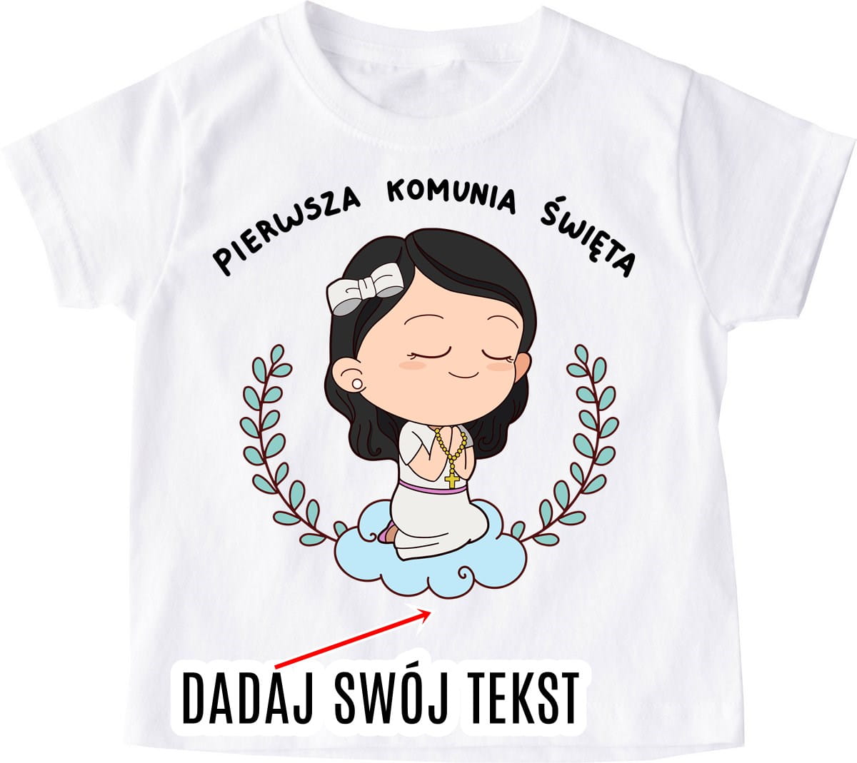 Koszulka na komunię, pamiątka pierwsze komunii świętej