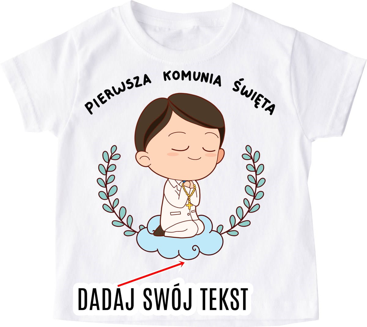 Koszulka na komunię, pamiątka pierwsze komunii świętej