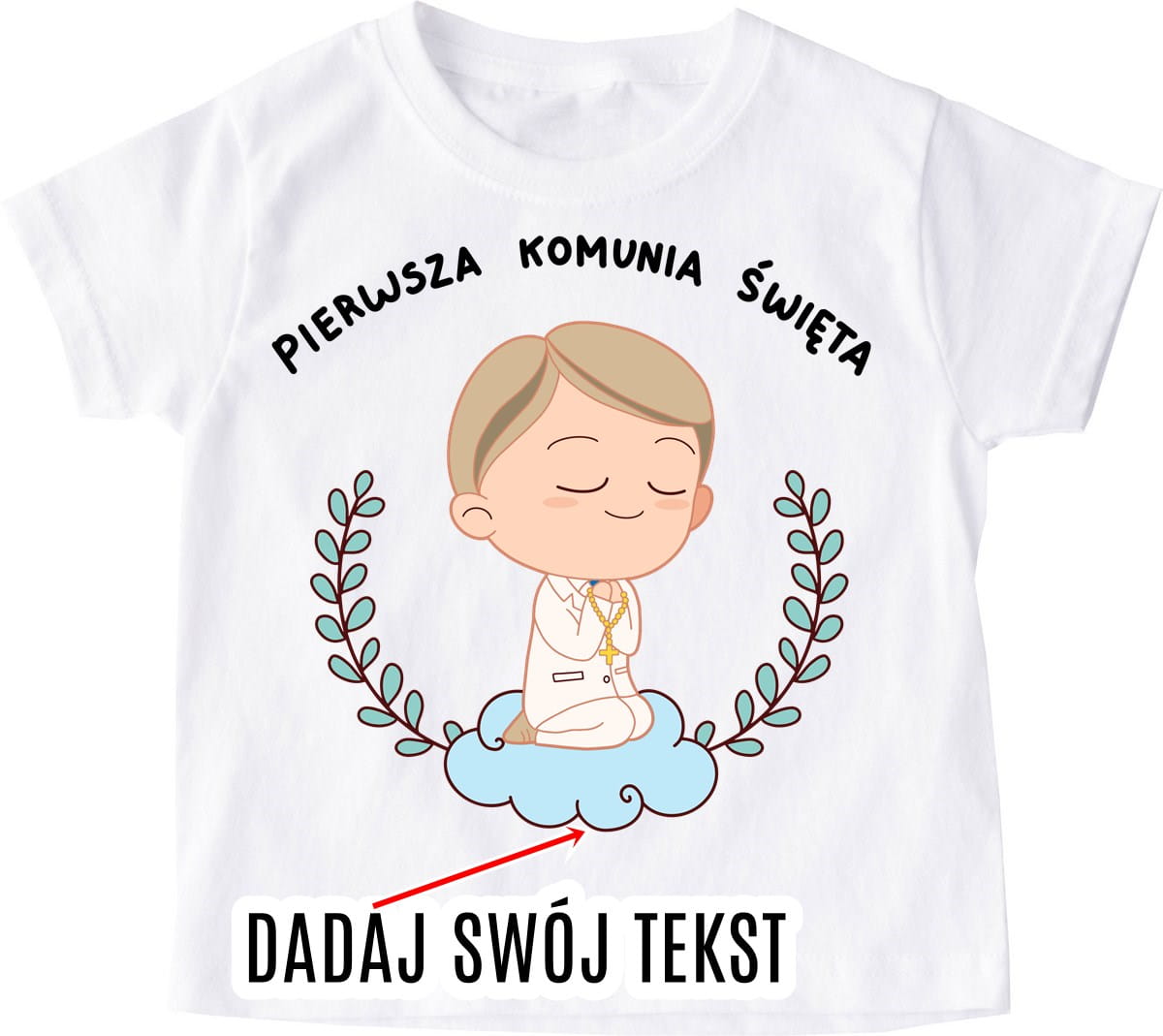 Koszulka na komunię, pamiątka pierwsze komunii świętej