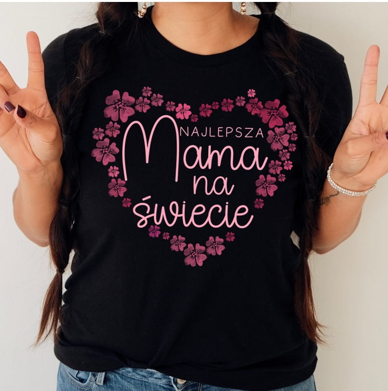 koszulka dla mamy NAJLEPSZA MAMA NA ŚWIECIE
