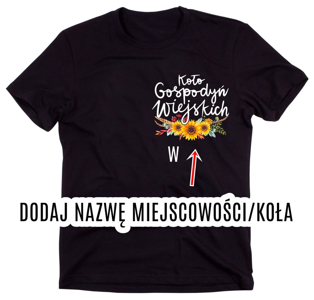 KOSZULKA KOŁO GOSPODYŃ I WIEJSKICH -MĘSKA