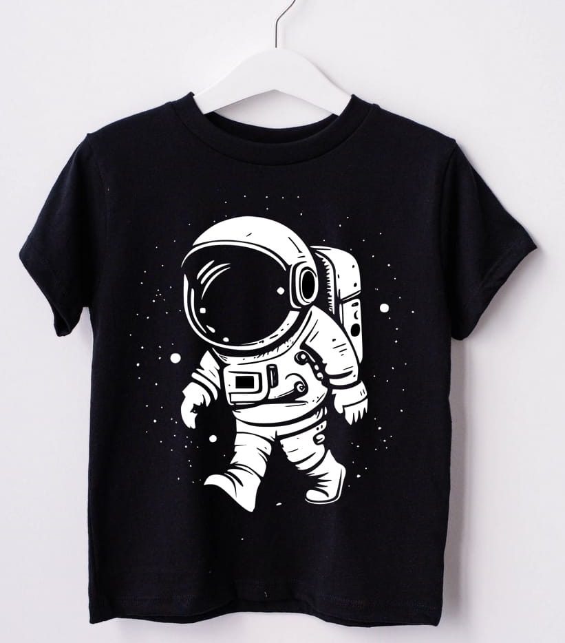 koszulka z astronautą dla chłopca