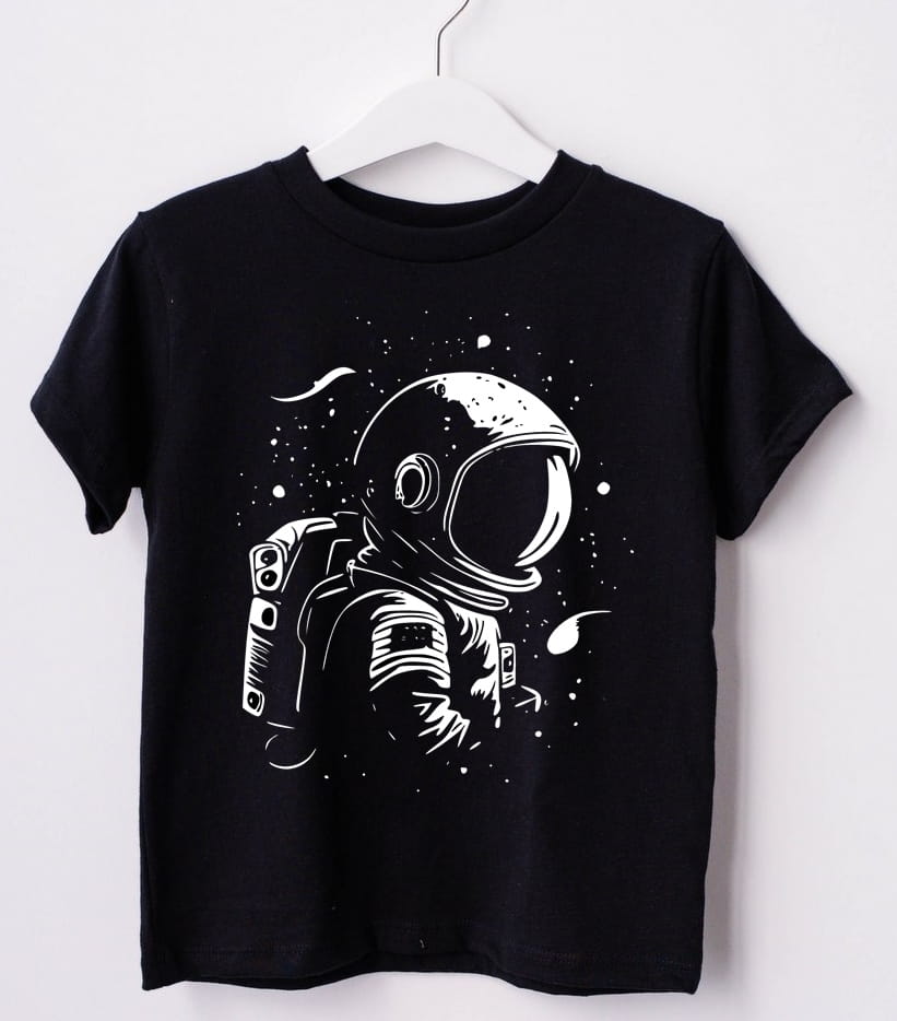 koszulka z astronautą dla chłopca