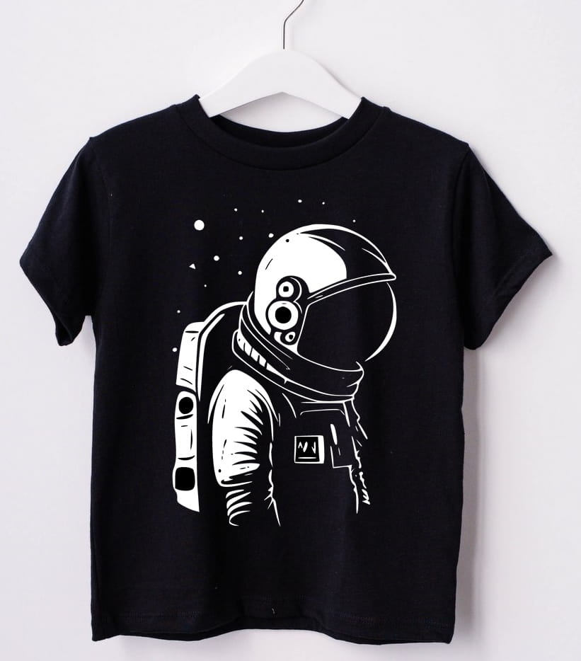 koszulka z astronautą dla chłopca