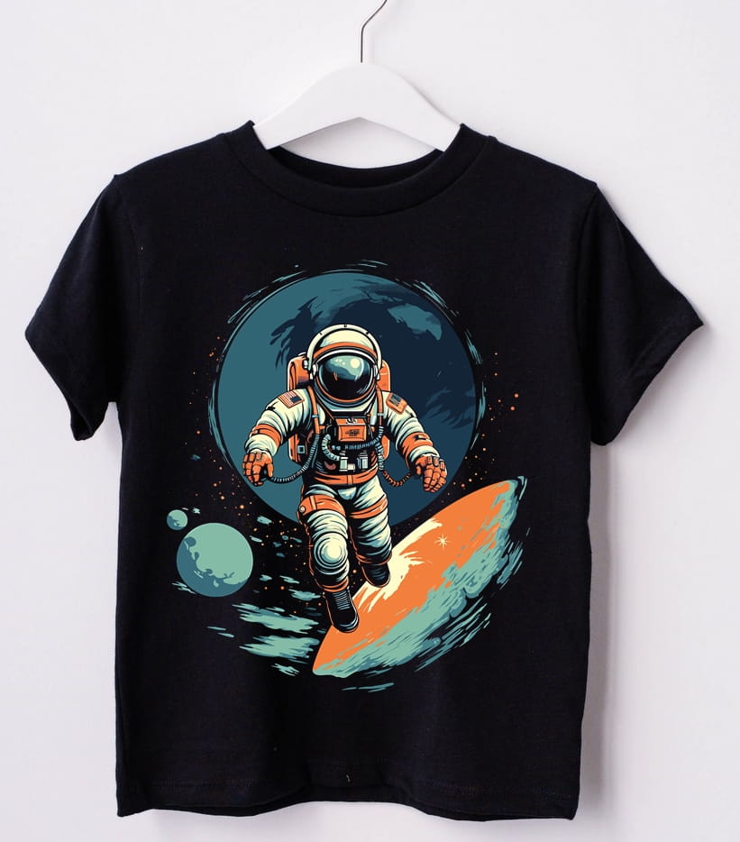 koszulka z astronautą dla chłopca DD23