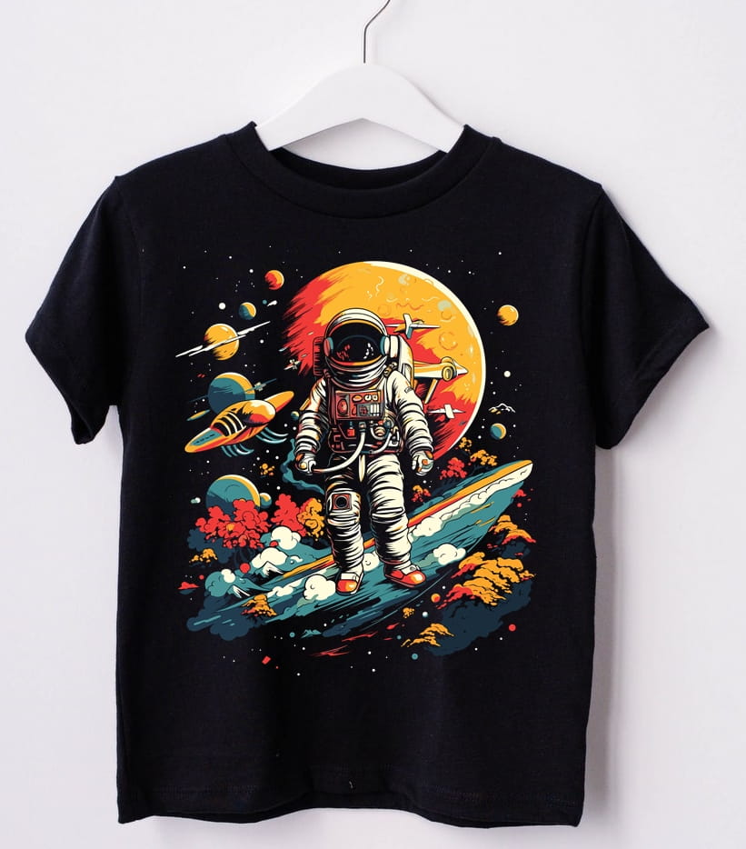 koszulka z astronautą dla chłopca DD24