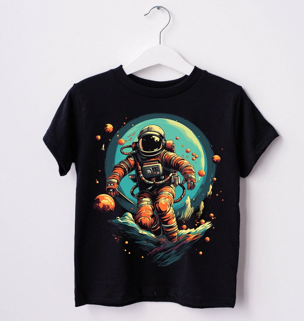 koszulka z astronautą dla chłopca DD28