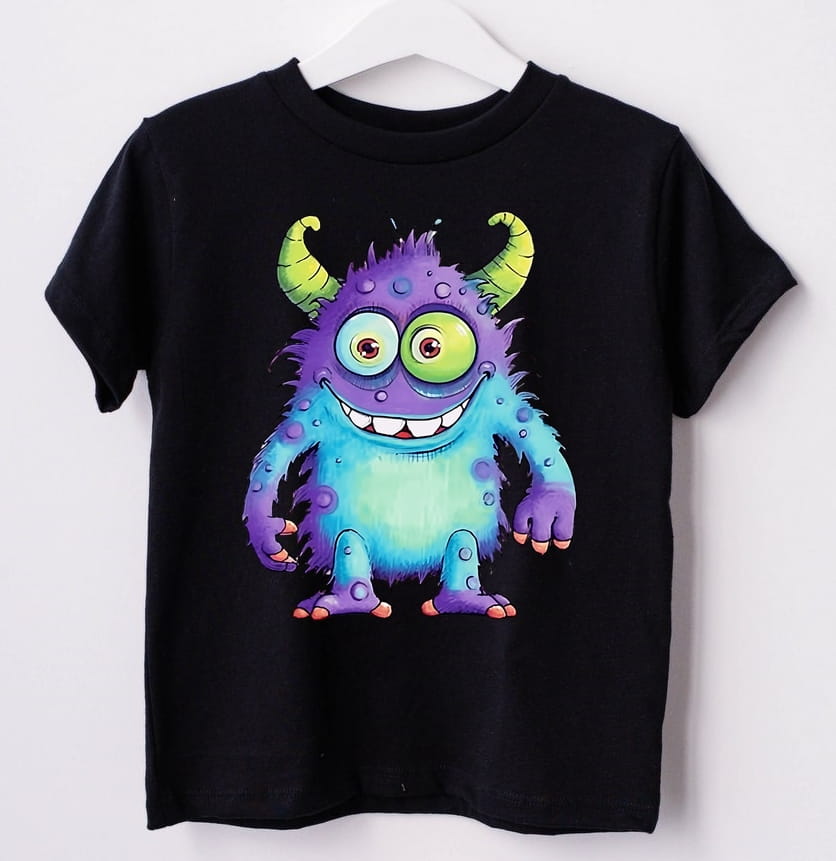 koszulka z potworem dla chłopca DD42