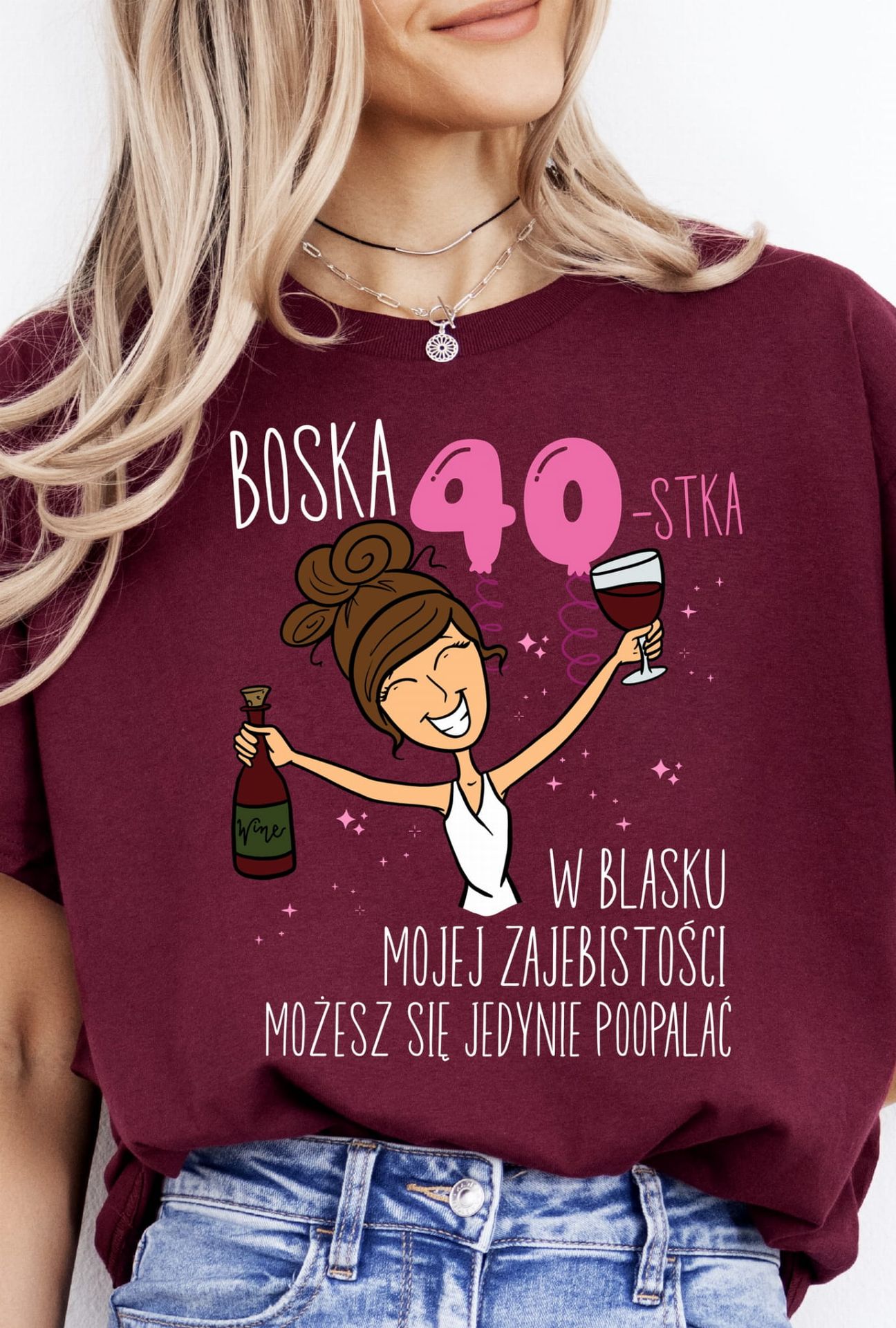 Damska koszulka na 40 urodziny