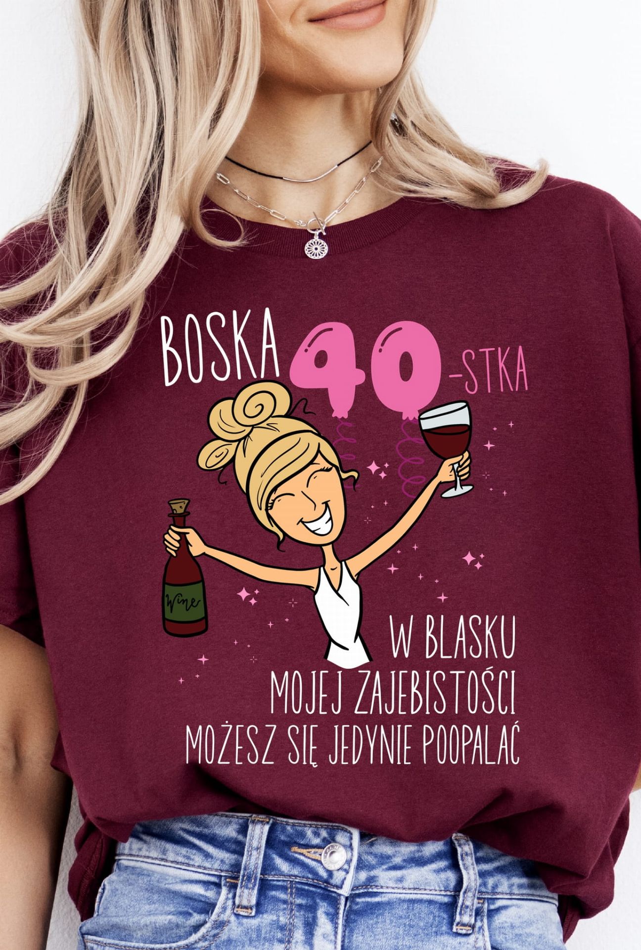 Damska koszulka na 40 urodziny