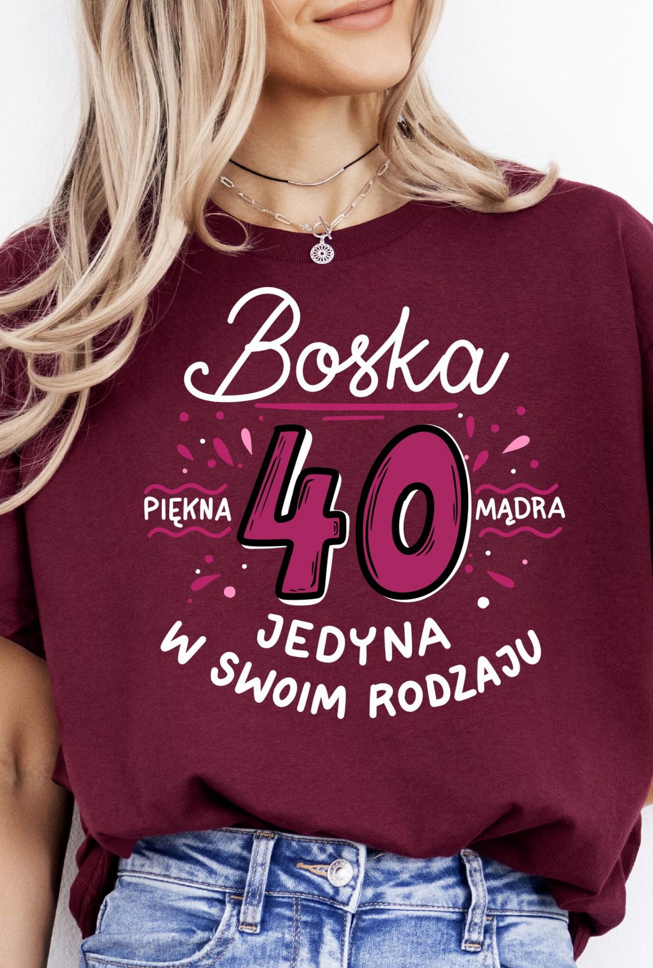 Damska koszulka na 40 urodziny