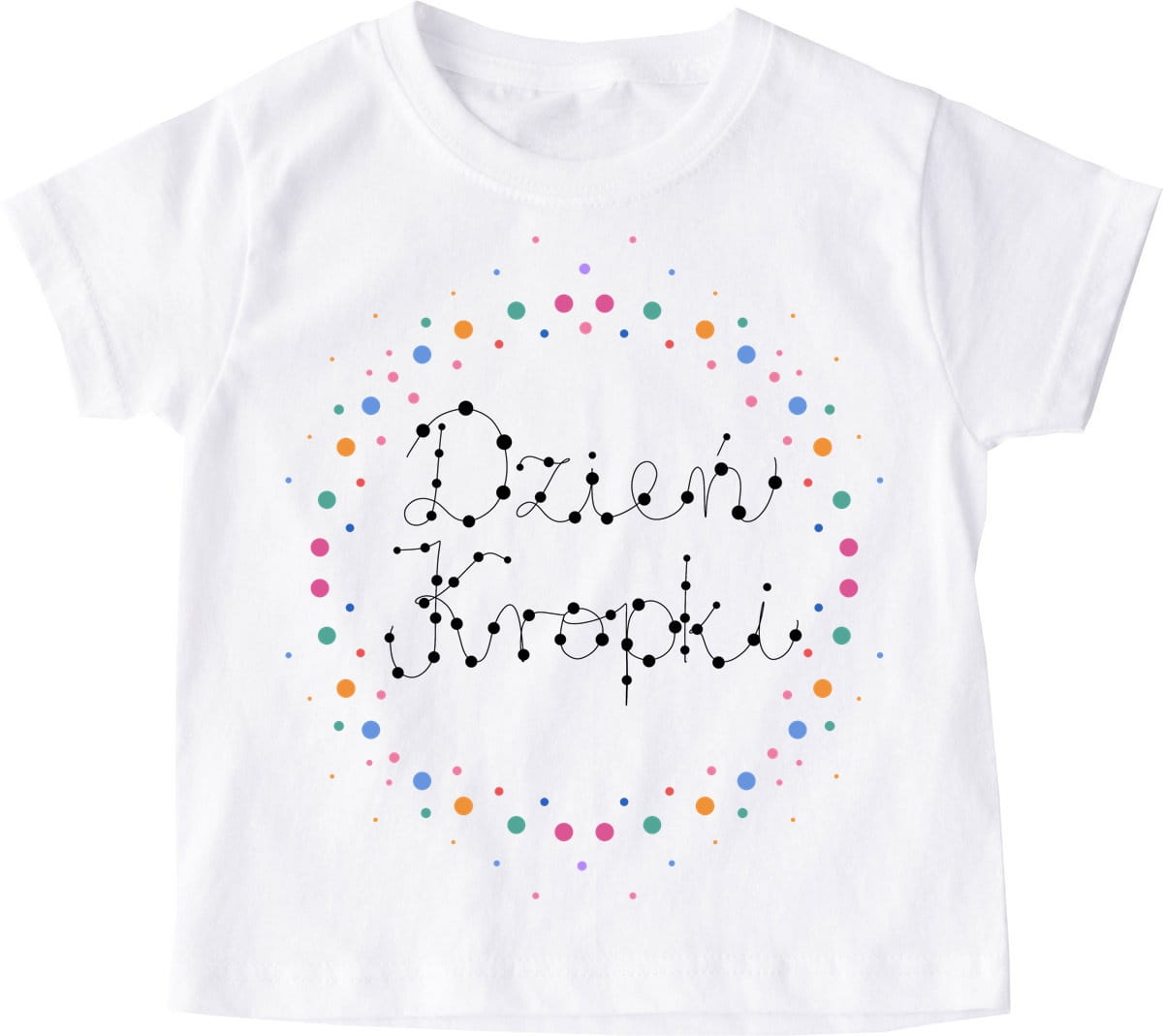 Koszulka W KROPKI NA DZIEŃ KROPKI do przedszkola