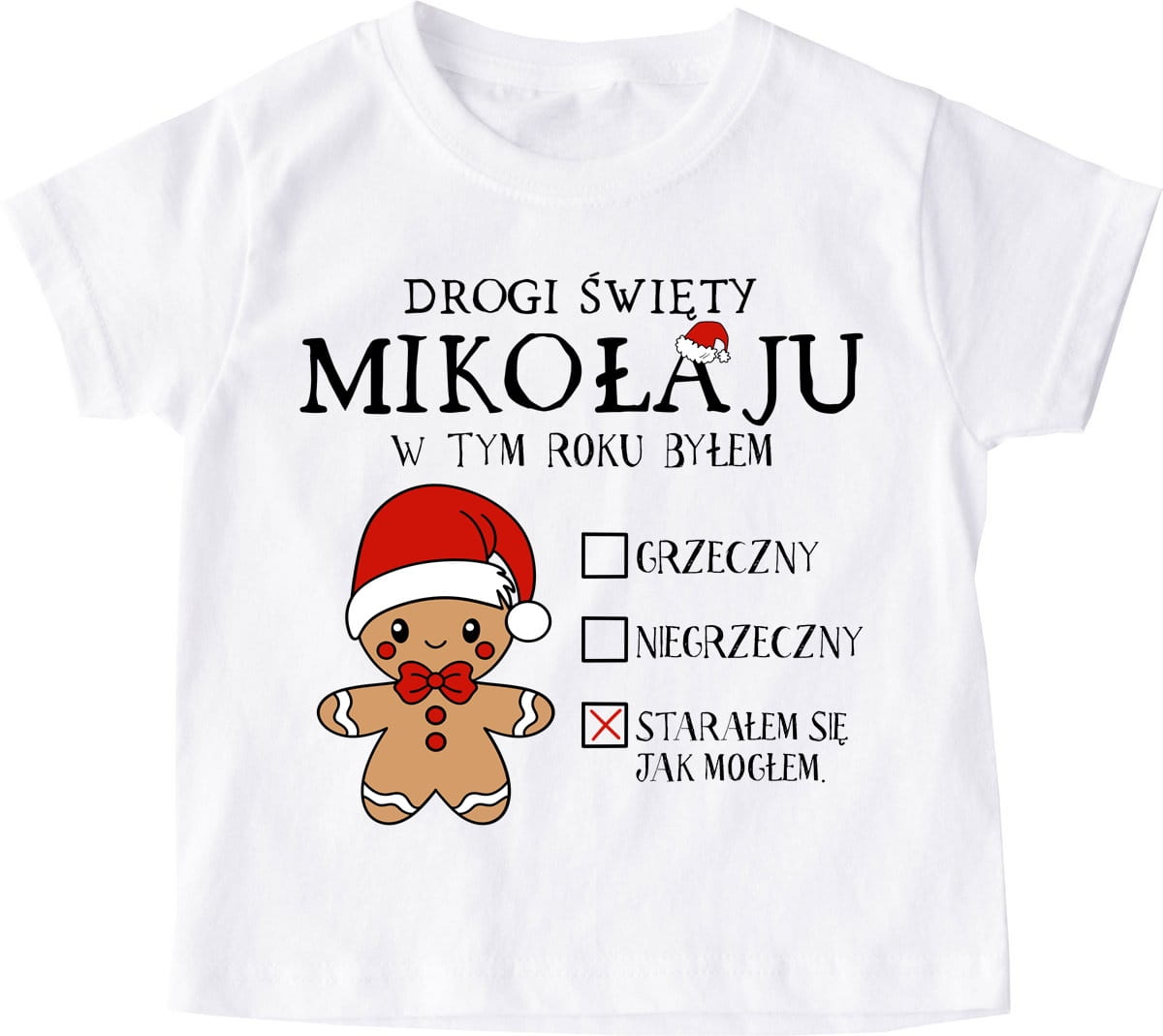 koszulka NA MIKOŁAJKI DLA CHŁOPCA