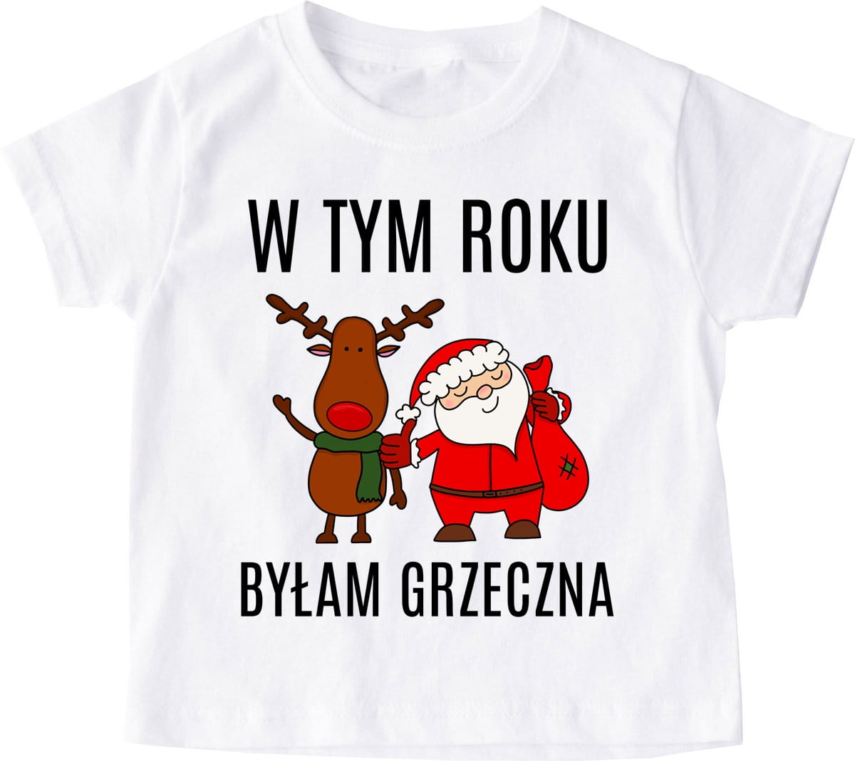 Koszulka NA MIKOŁAJKI W TYM ROKU BYŁAM GRZECZNA