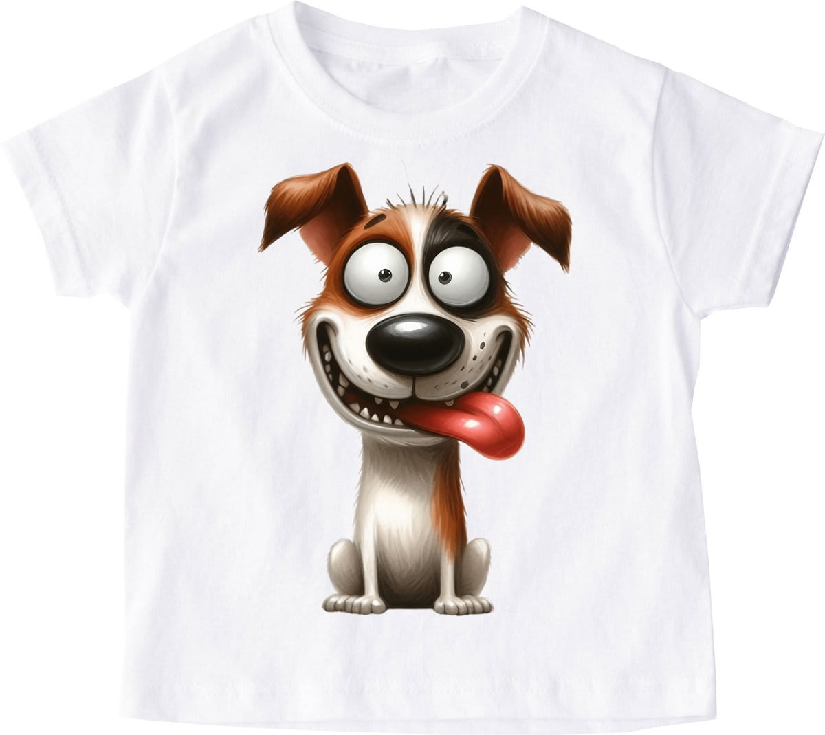 dziecięca koszulka ze śmiesznym psem śmieszne7