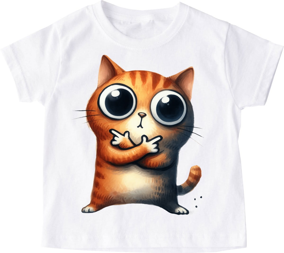 dziecięca koszulka ze śmiesznym kotem kotek7