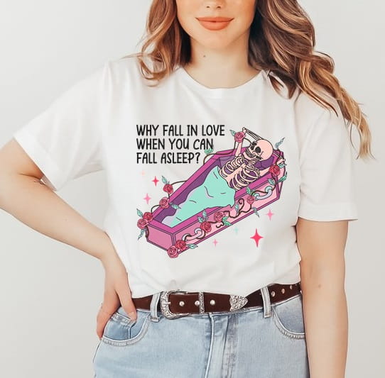 DAMSKA KOSZULKA ANTYWALENTYKOWA B95