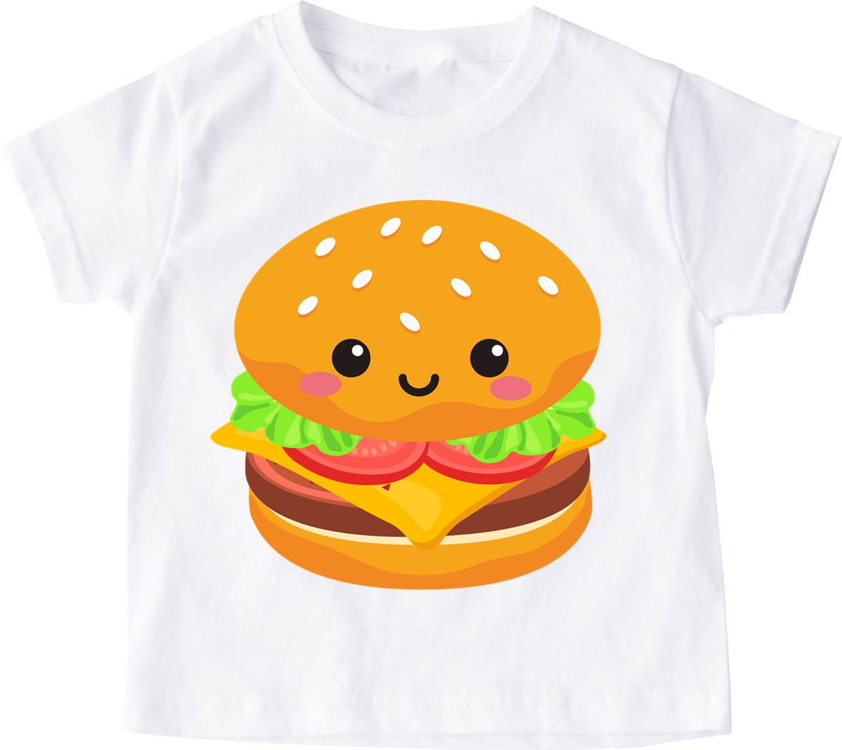 dziecięca koszulka hamburgerem
