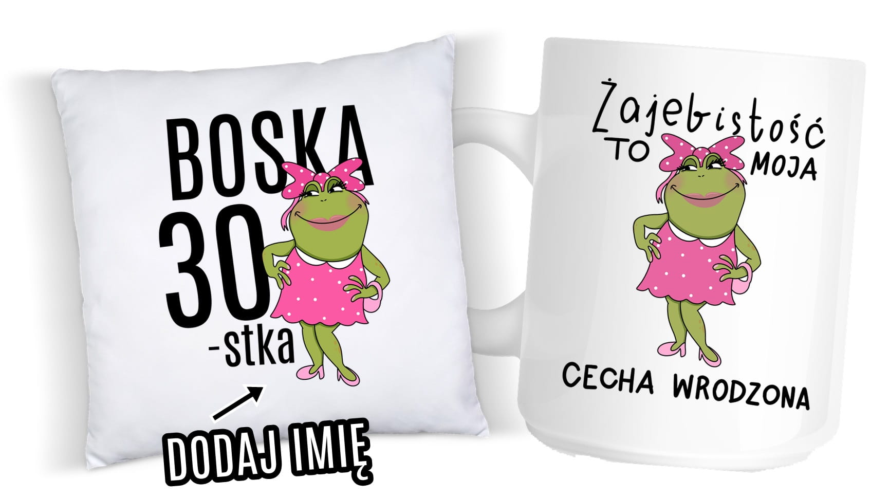 PREZENT na 30 urodziny dla koleżanki - PODUSZKA PLUS KUBEK (1) (1)
