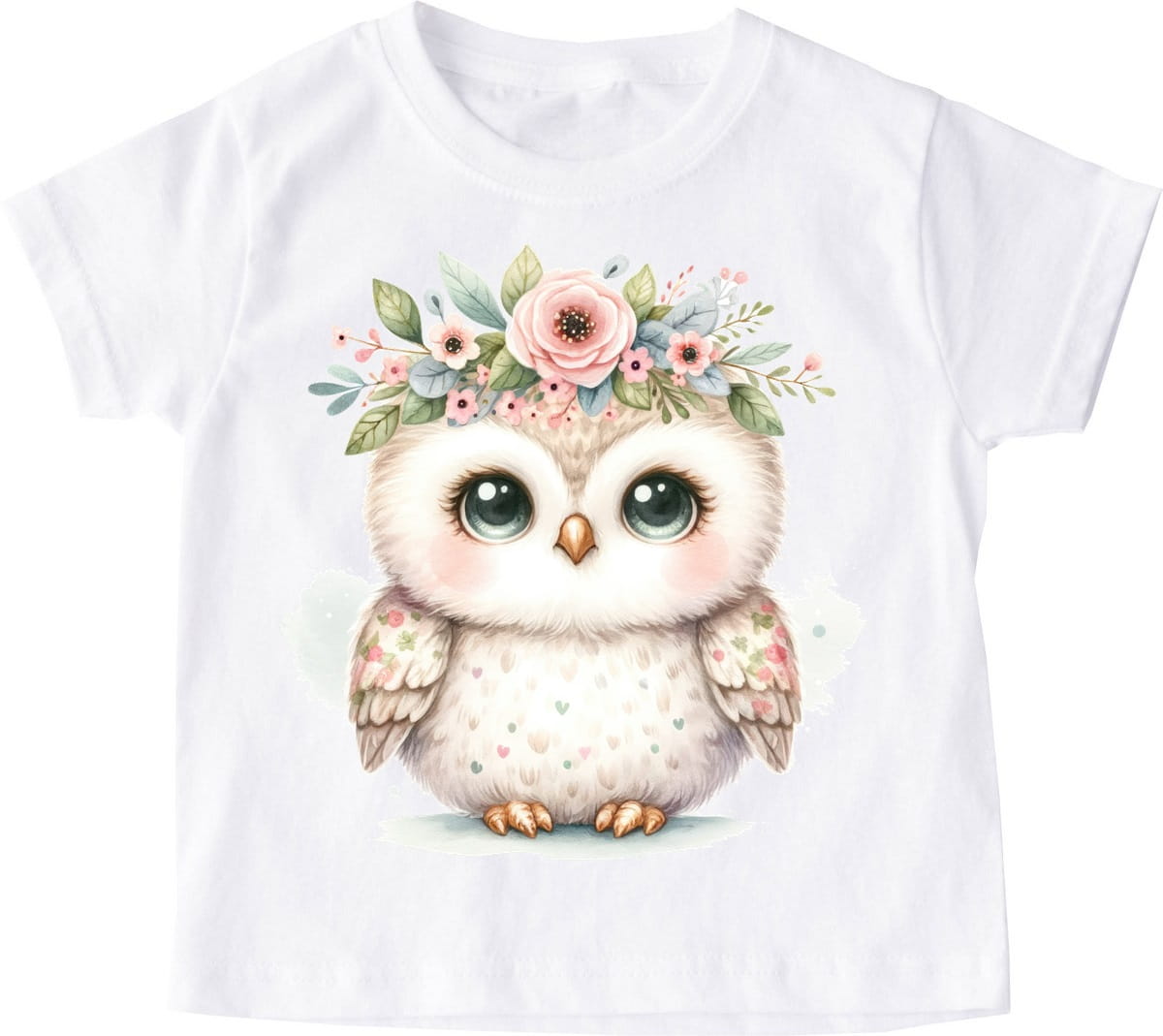Koszulka z sową dla dziecka zwierzaczek80