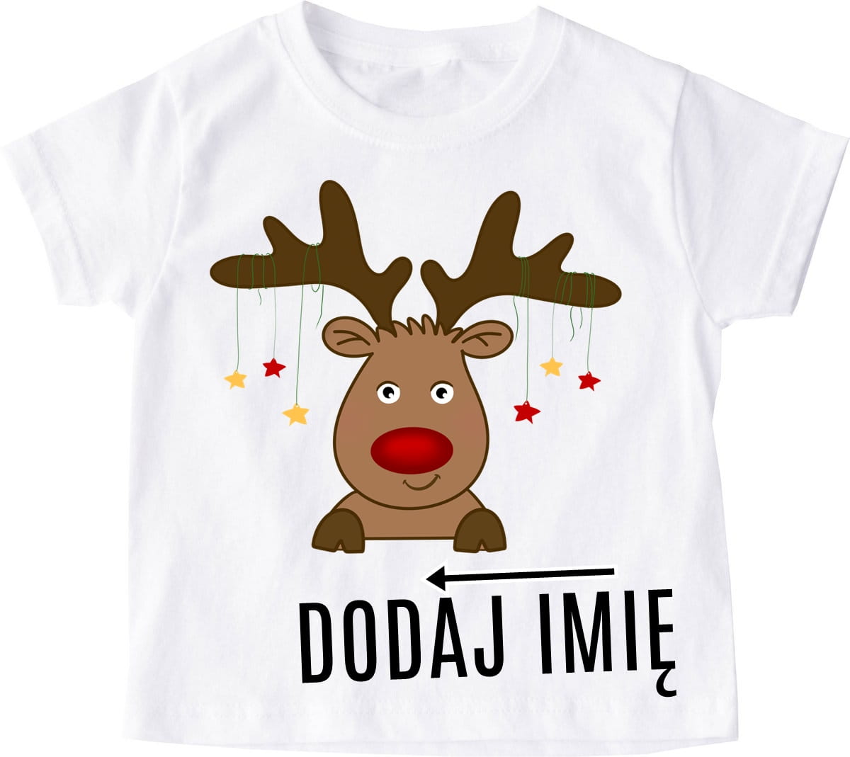 Koszulka z imieniem na mikołajki dla dziecka