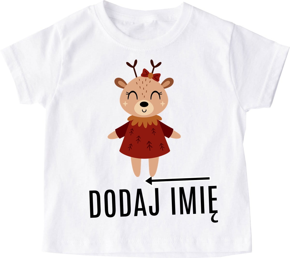 Koszulka z imieniem na mikołajki dla dziecka