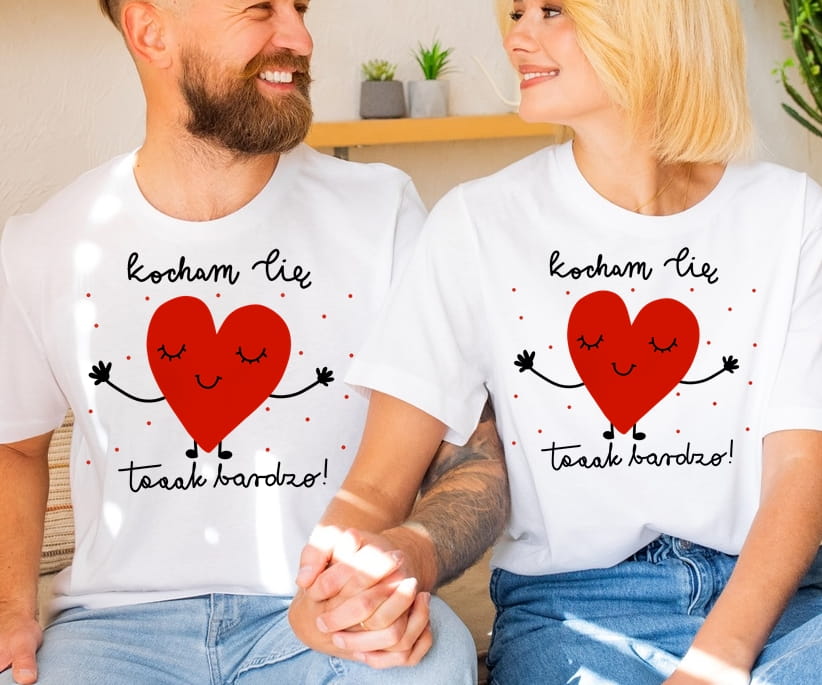 Koszulki dla pary - kocham cię tak bardzo