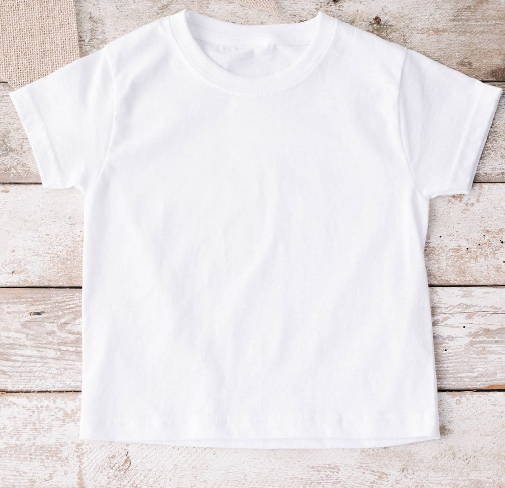 Biała koszulka dziecięca - KOSZULKA NA WF