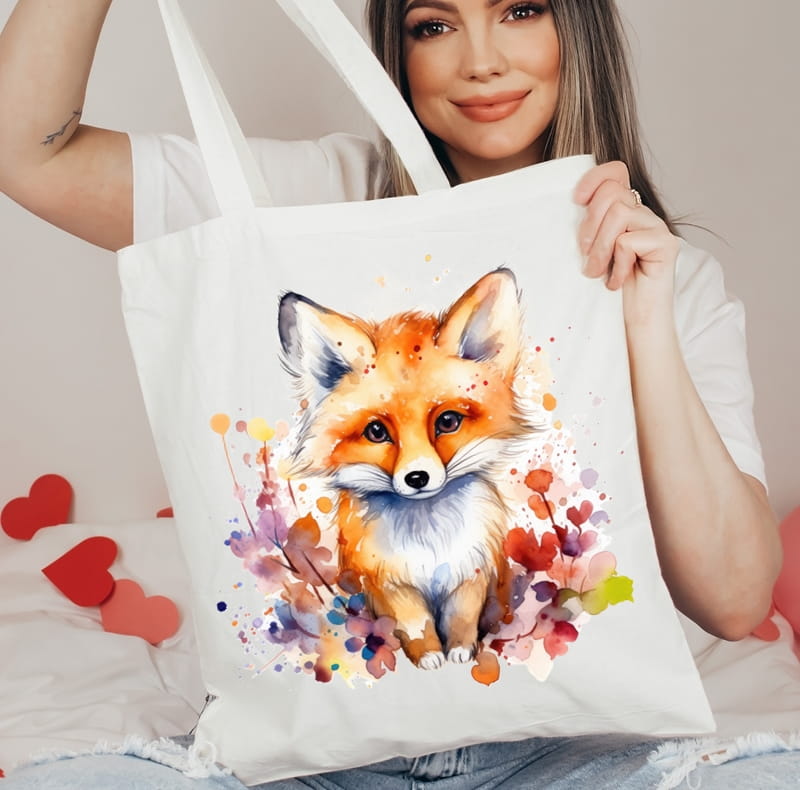 Torba na zakupy shopper z nadrukiem
