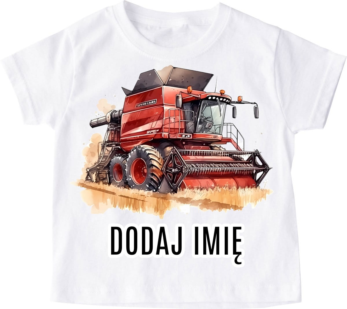 Koszulka z kombajnem dla dziecka