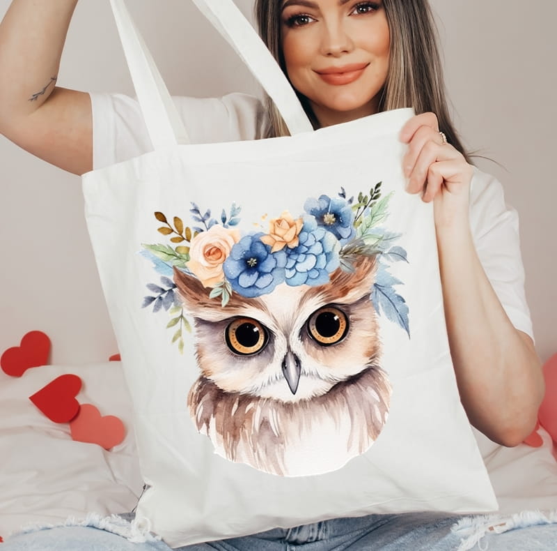 Torba na zakupy shopper z nadrukiem ANIMALS103