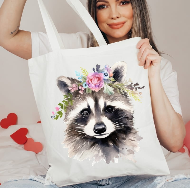 Torba na zakupy shopper z nadrukiem ANIMALS104