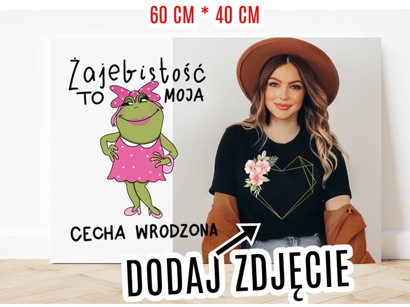 FOTOOBRAZ NA URODZINY DLA KOLEŻANKI/SIOSTRY 60*40 cm