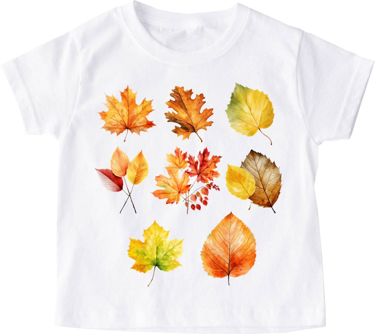 Koszulka w liście na DZIEŃ JESIENI