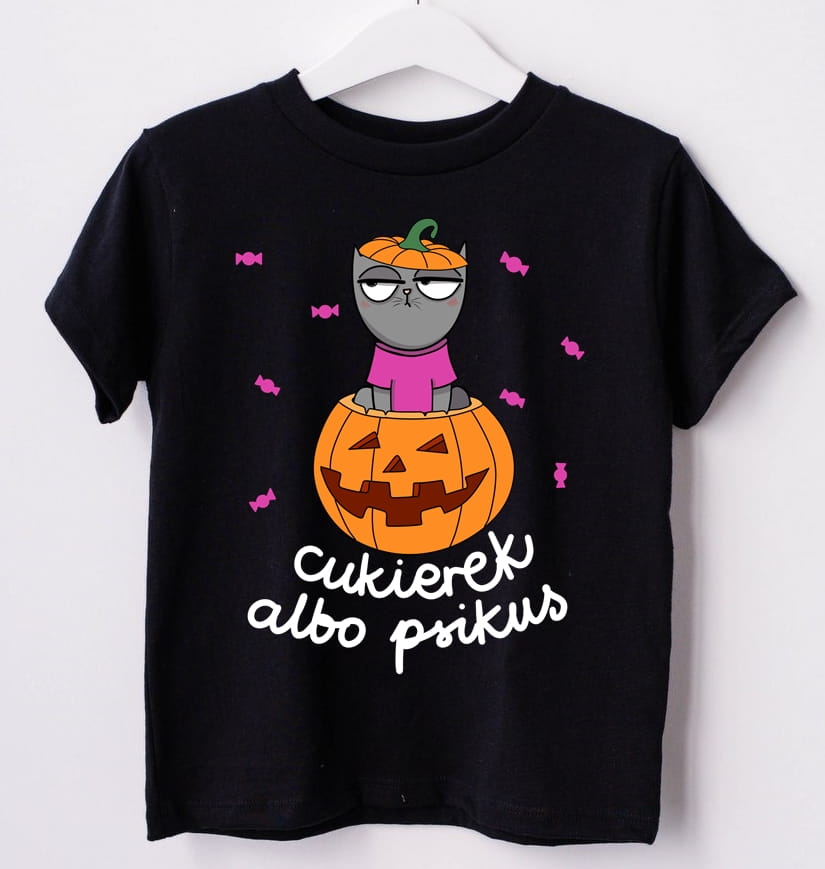 koszulka na dzień dyni dla dziecka