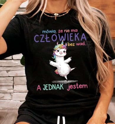 Fajna damska koszulka - śmieszny prezent