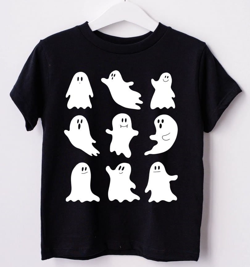 CZARNA koszulka na DZIEŃ DUSZKA Z DUSZKAMI