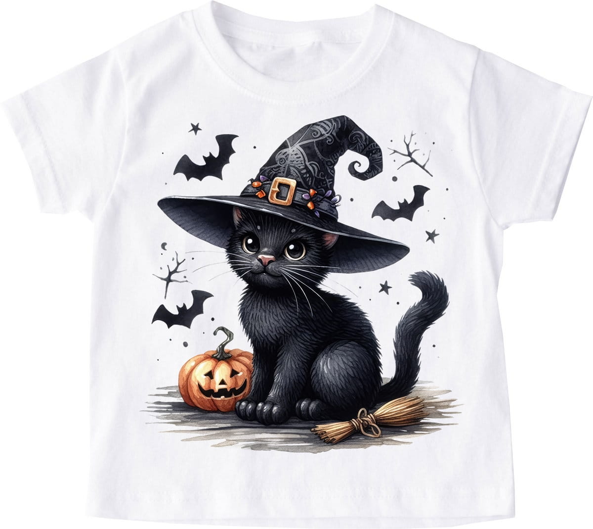 koszulka DLA DZIECKA NA HALLOWEEN Z KOTEM HALLOWEEN 12
