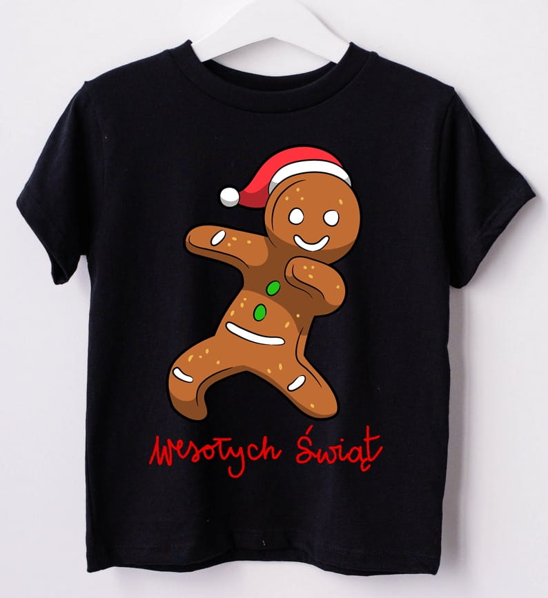 Koszulka dla dziecka na mikołajki i święta