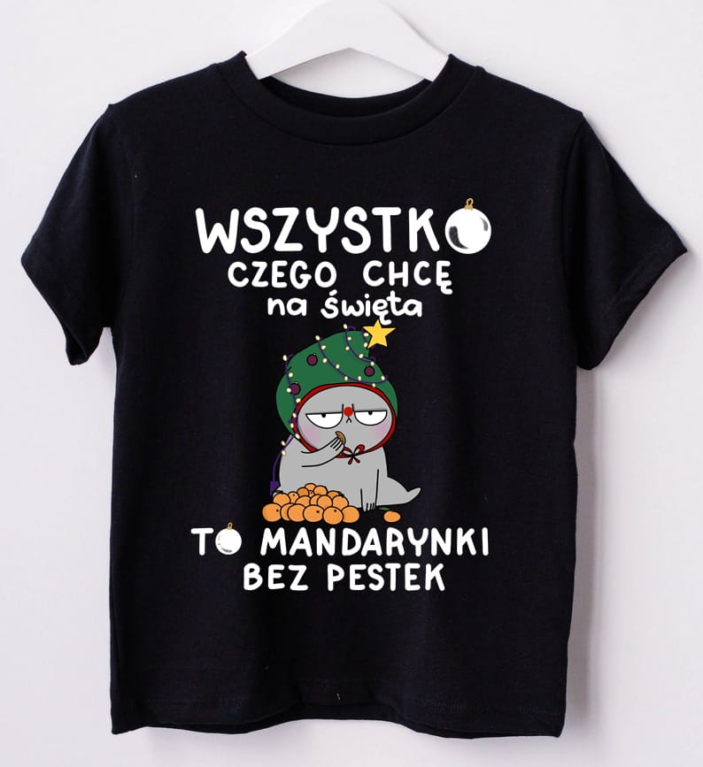 Koszulka dla dziecka na mikołajki i święta